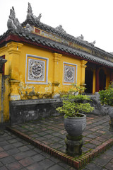 Fototapeta na wymiar The Truong Sanh Residence in the Imperial City, Hue, Vietnam 