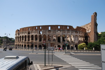  Colosseum; Colosseum; building; structure; sky; town square