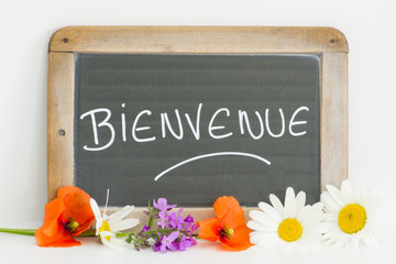 ardoise bienvenue © ALF photo
