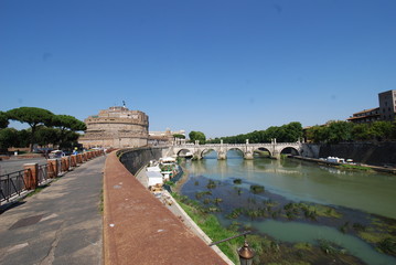  Castel Sant'Angelo; waterway; sky; body of water; water