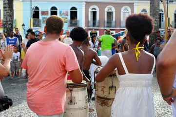 Danseurs à Salvador de Bahia