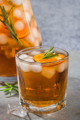 Ice cold tea for summer garden party