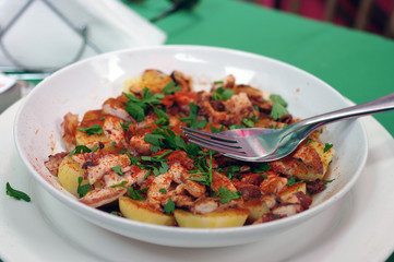 poulpe à la galicienne