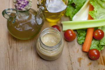 Traditional dressing for salad or meet. Fruit , Citrus, Mustard.