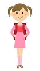 女の子　ランドセル