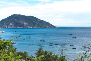 Cham Island in the archipelago of Ku Lao Cham in Vietnam with its beautiful beaches and landscapes.