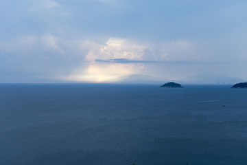 Fototapeta premium Cham Island in the archipelago of Ku Lao Cham in Vietnam with its beautiful beaches and landscapes.