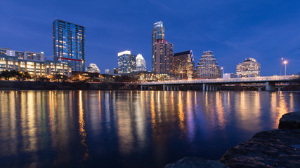 Fototapeta premium Austin Skyline at Dusk
