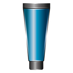 cream or lotion cosmetic tube for skin care product vector illustration