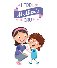 Vector Illustration Of Mother's Day