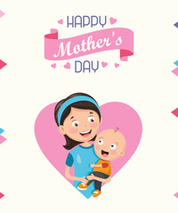 Vector Illustration Of Mother's Day