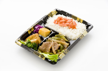 牛肉ピーマン炒め弁当