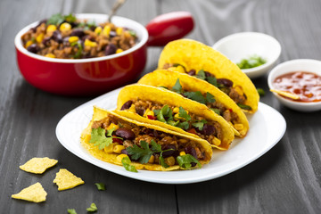 Mexican food - delicious tacos