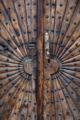 Old door with handle