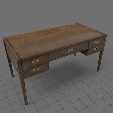 Classic wooden desk