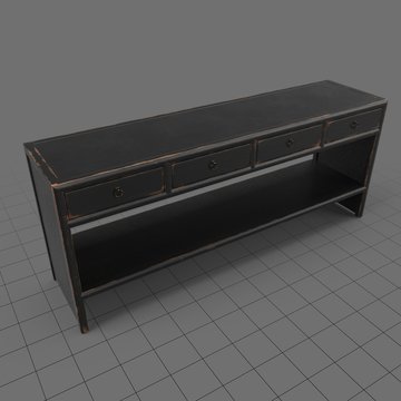 Traditional console table