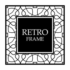 Vintage border frame