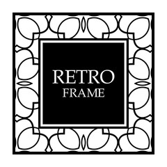 Vintage border frame