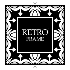 Vintage border frame