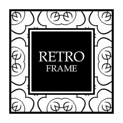 Vintage border frame