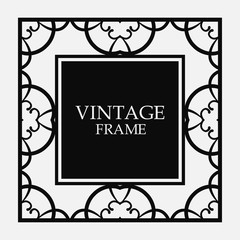 Vintage border frame