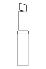 lip female make up isolated icon vector illustration design