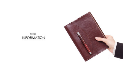 A pen and diary signature in female hand business woman pattern