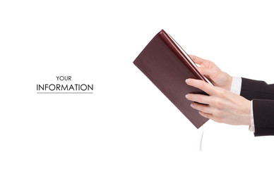 A diary signature in female hand business woman pattern