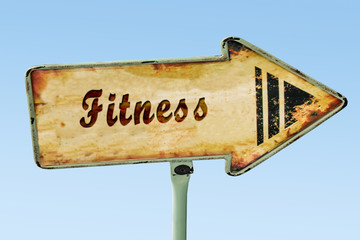 Schild 328 - Fitness