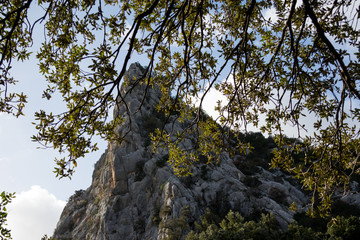 Tiscali Village, an archaeological site (cave) in Sardinia, Dorgali