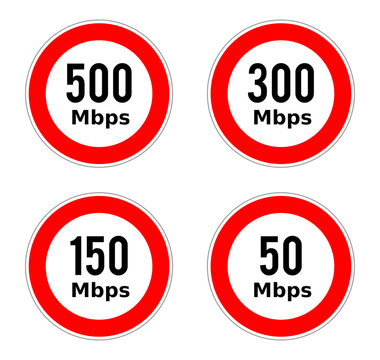 High speed internet as a road sign