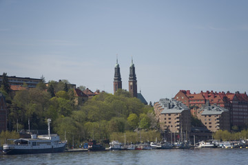 Fototapeta premium Högalidskyrkan at Södermalm in Stockholm