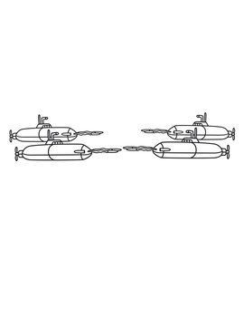 recommend clip art: kampf angriff torpedo schießen abschuss marine u-boot schwimmen tauchen unterwasser schiff boot matrose kapitän clipart cartoon comic meer