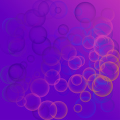 Ultraviolet circles, modern abstract composition.