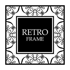 Vintage border frame