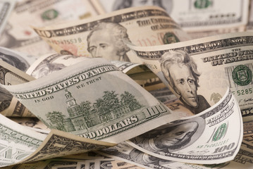 Various dollar banknotes