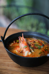 tom yum soup , Tom yum with shrimp , Thai food