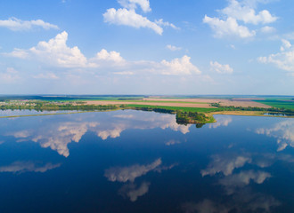 Beautiful natural summer view
