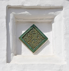 In the monastery in the name of John the Baptist in place of the wooden church in 1630-1638 was built a stone church of the Mother of God Hodegetria with three tents. The author's name is unknown. Rus