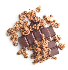 The granola breakfast cereals.