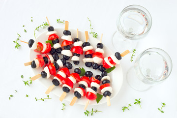 Tomaten Mozarella Spieße