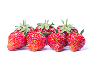 Strawberry isolated on white background. Clipping Path