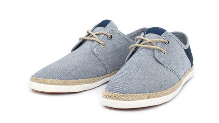 shoes over white, with clipping path