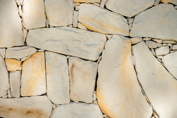 Rock wall in dappled light