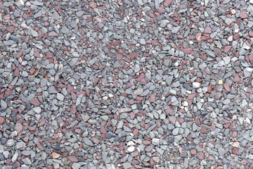 Abgesplittete wassergebundene Wegedecke