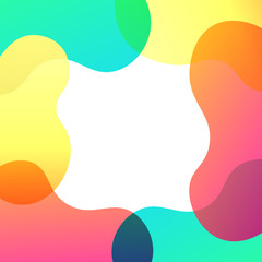 Abstract colorful overlay gradient background