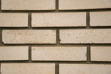 House wall of modern grey bricks