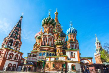 Fototapeta na wymiar Saint 's Basil Cathedral in Moscow