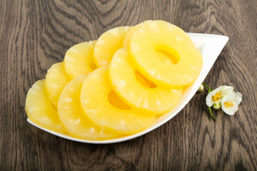 Canned pineapple