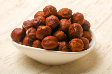 Hazelnut heap